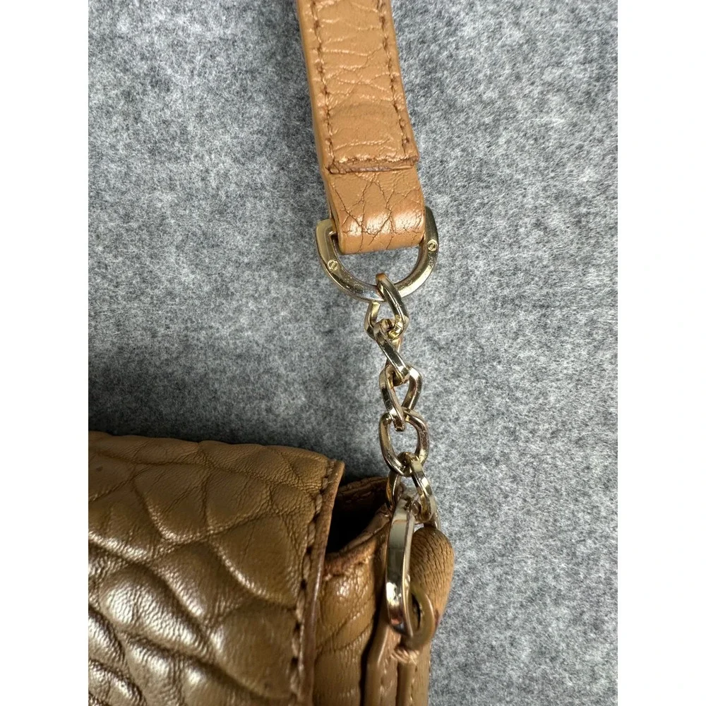 Tory Burch Parkan Crossbody Tan Leather Shoulder Messenger Women's Bag‎